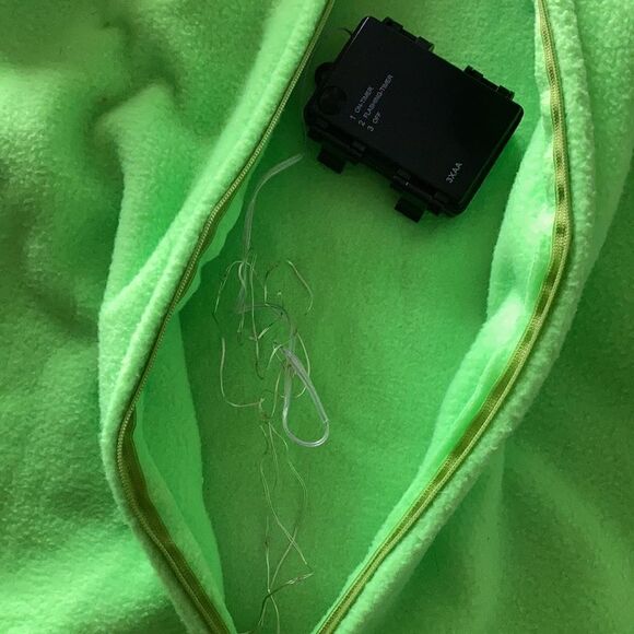 Handmade Fleece Monster Tree Frog LIGHT UP Halloween Costume 0-12 Months 🐸 - Picture 13 of 13